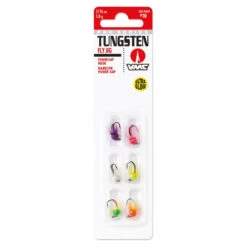 Blue Fox Tungsten Fly Jig Kit Glow (6-pack)