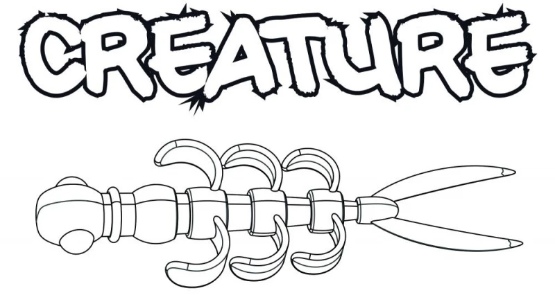 Quantum 4Street B-Ass Creature 6,3cm (7-pack) - Billede 6