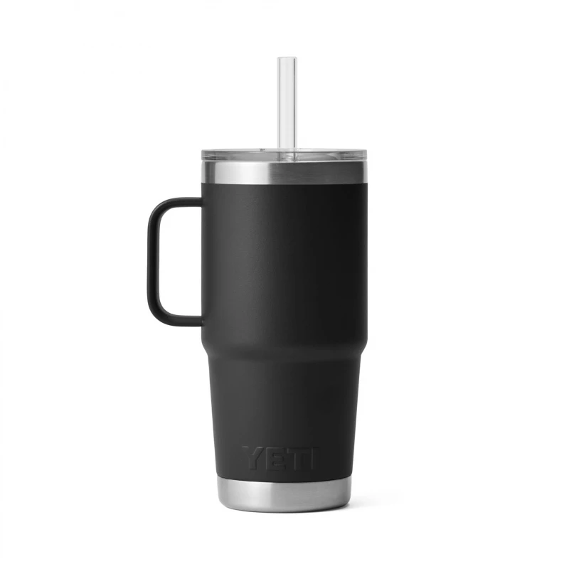 Yeti Rambler 25 Oz Straw Mug - Black - Billede 2