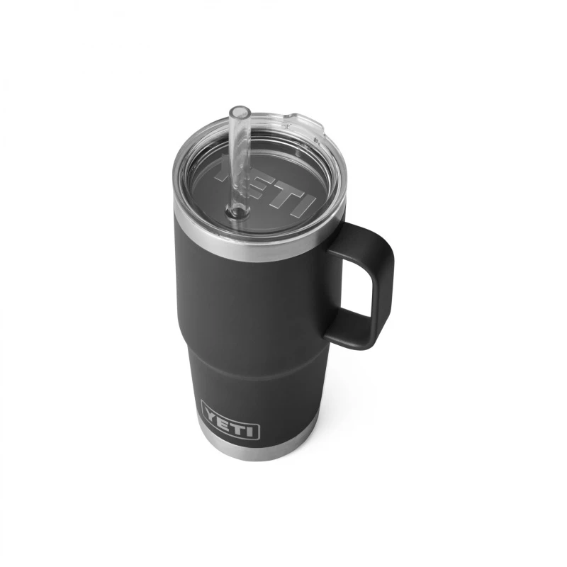 Yeti Rambler 25 Oz Straw Mug - Black - Billede 3