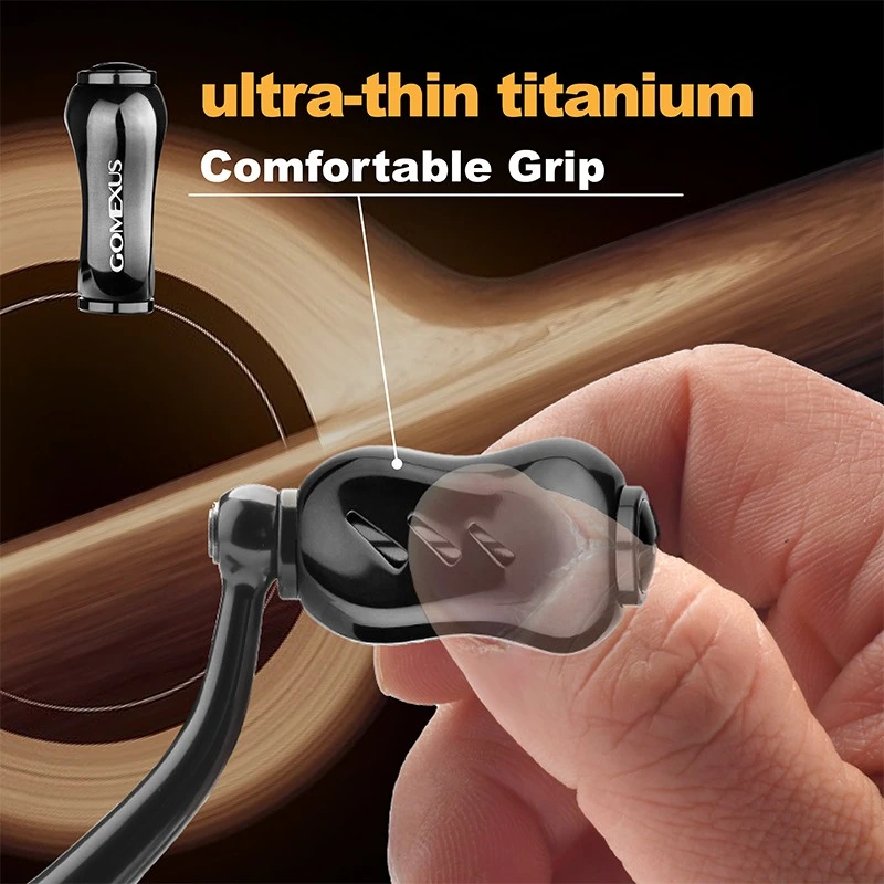 Gomexus Smoke Jedi Series 22mm Titanium Knob - Smoke - Billede 4